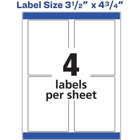 Avery Label, Rectangle, Trublock, We 32PK AVE22827